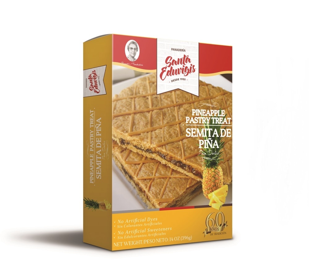 slide 1 of 1, Rio Grande Santa Eduvigis Pineapple Pastry Treat, 14 oz