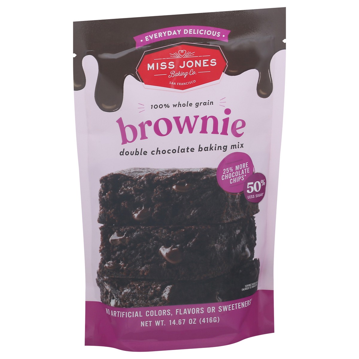 slide 4 of 14, Miss Jones Baking Co. Gluten-Free Brownie Double Chocolate Baking Mix 14.67 oz, 14.67 oz