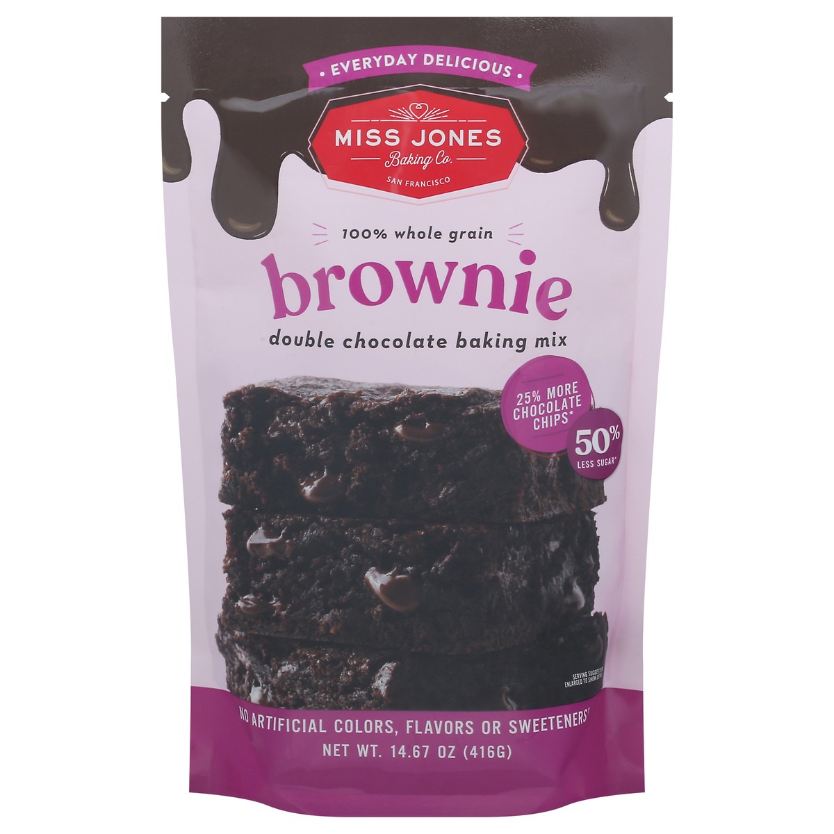 slide 9 of 14, Miss Jones Baking Co. Gluten-Free Brownie Double Chocolate Baking Mix 14.67 oz, 14.67 oz