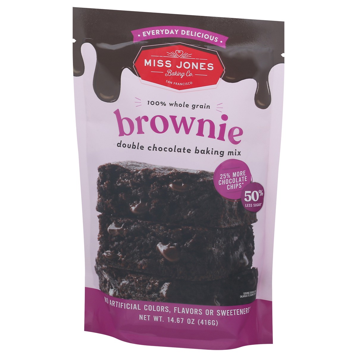 slide 5 of 14, Miss Jones Baking Co. Gluten-Free Brownie Double Chocolate Baking Mix 14.67 oz, 14.67 oz