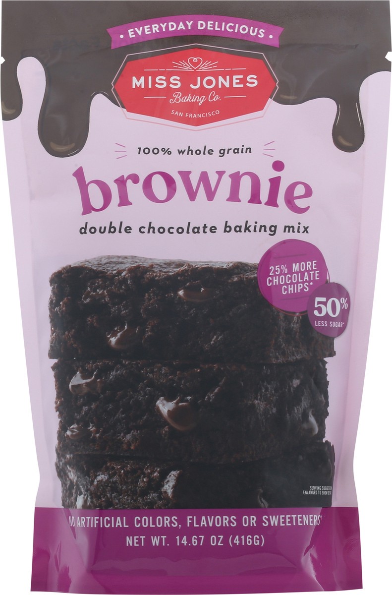 slide 2 of 14, Miss Jones Baking Co. Gluten-Free Brownie Double Chocolate Baking Mix 14.67 oz, 14.67 oz