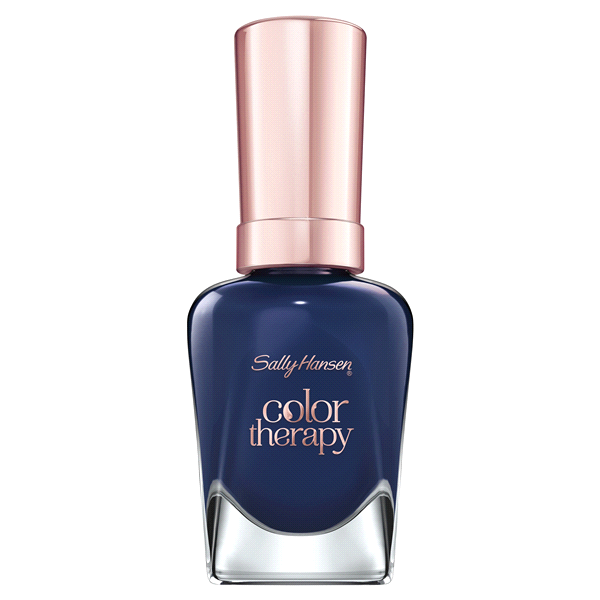 slide 1 of 1, Sally Hansen Color Therapy Nail Polish Good as Blue, 0.5 fl oz