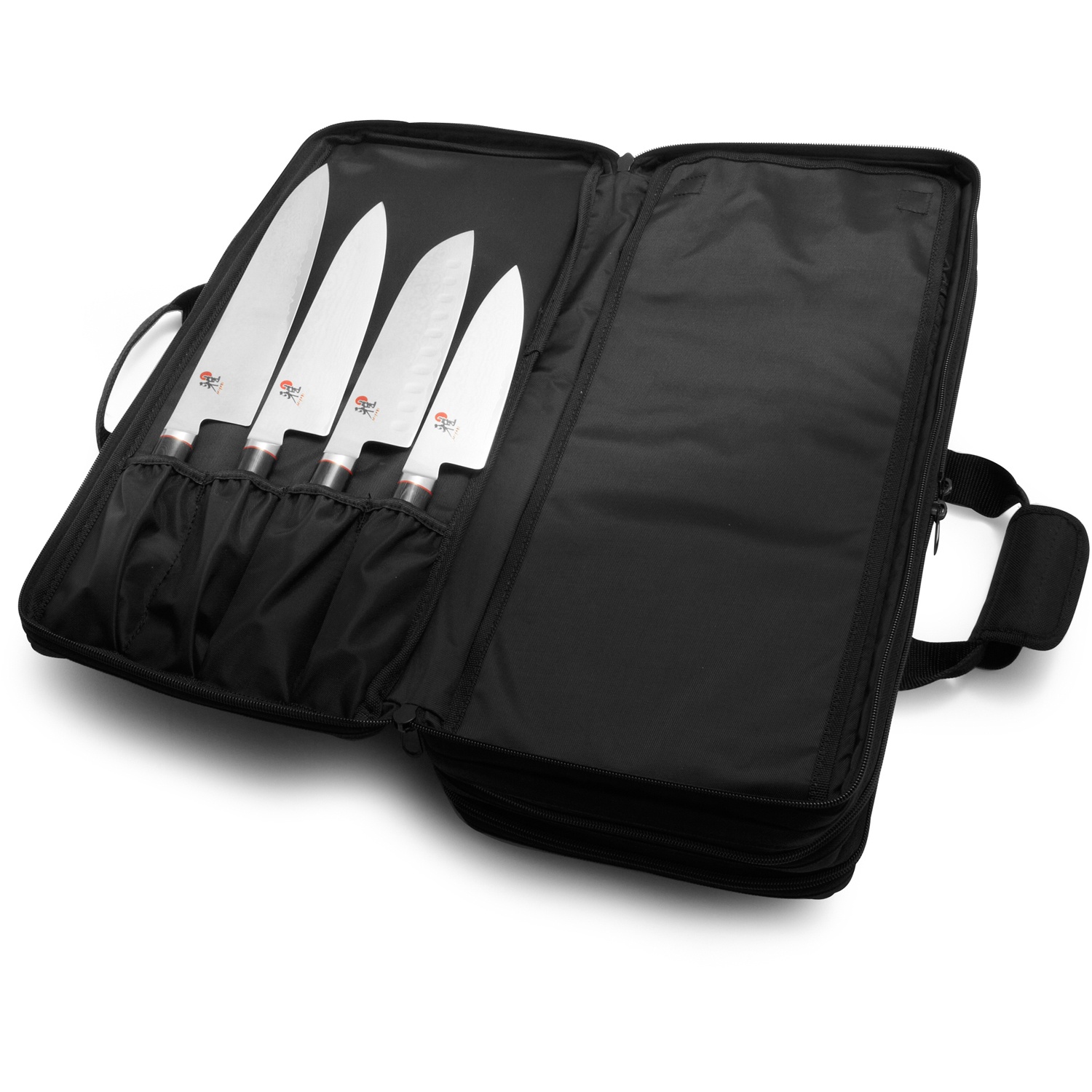 slide 1 of 1, Shun 20-Pocket Knife Bag, 1 ct