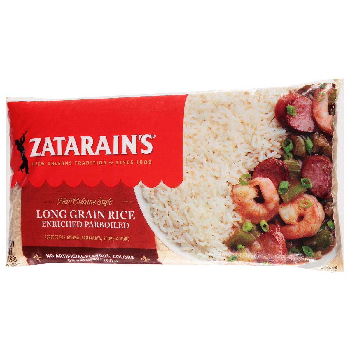 slide 5 of 9, Zatarain's White Rice - Parboiled Long Grain, 5 lb