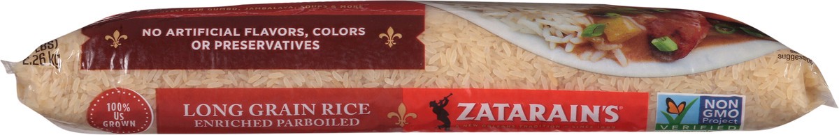 slide 3 of 9, Zatarain's White Rice - Parboiled Long Grain, 5 lb