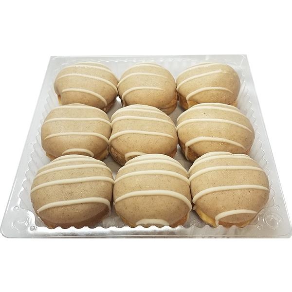 slide 1 of 1, Mini Cinnamon Bun Filled Donuts 9 Count, 1 ct