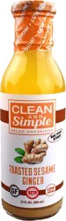Clean And Simple Sesame Ginger Salad Dressing