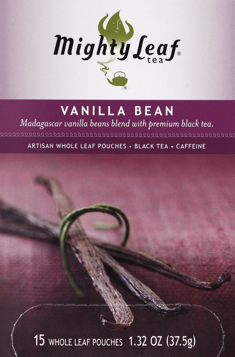 slide 4 of 4, Mighty Leaf Vanilla Bean Black Tea, 15 ct