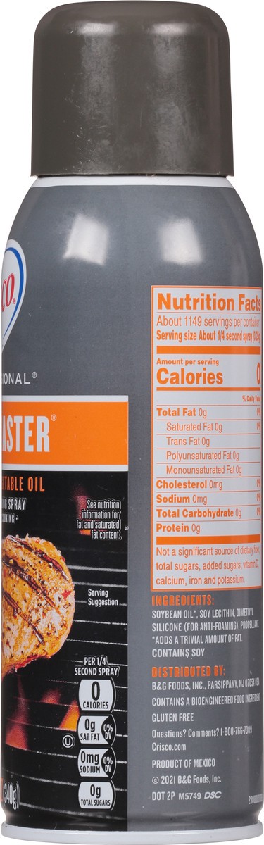 slide 8 of 13, Crisco Professional Grill Master No-Stick Cooking Spray, 12 oz, 12 oz