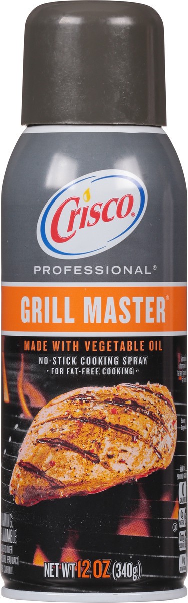slide 2 of 13, Crisco Professional Grill Master No-Stick Cooking Spray, 12 oz, 12 oz