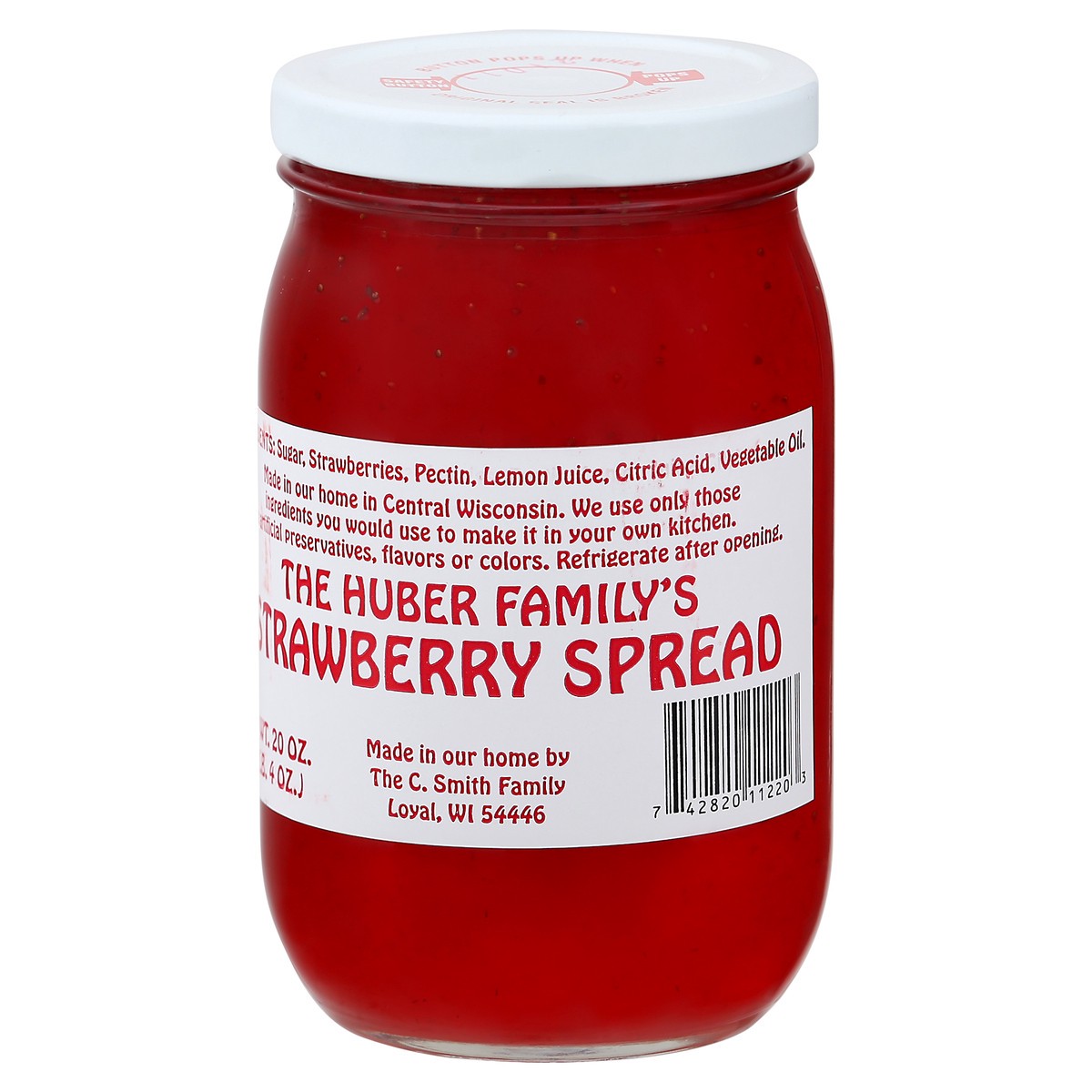 slide 6 of 11, The Huber Family's Strawberry Spread 20 oz, 20 oz