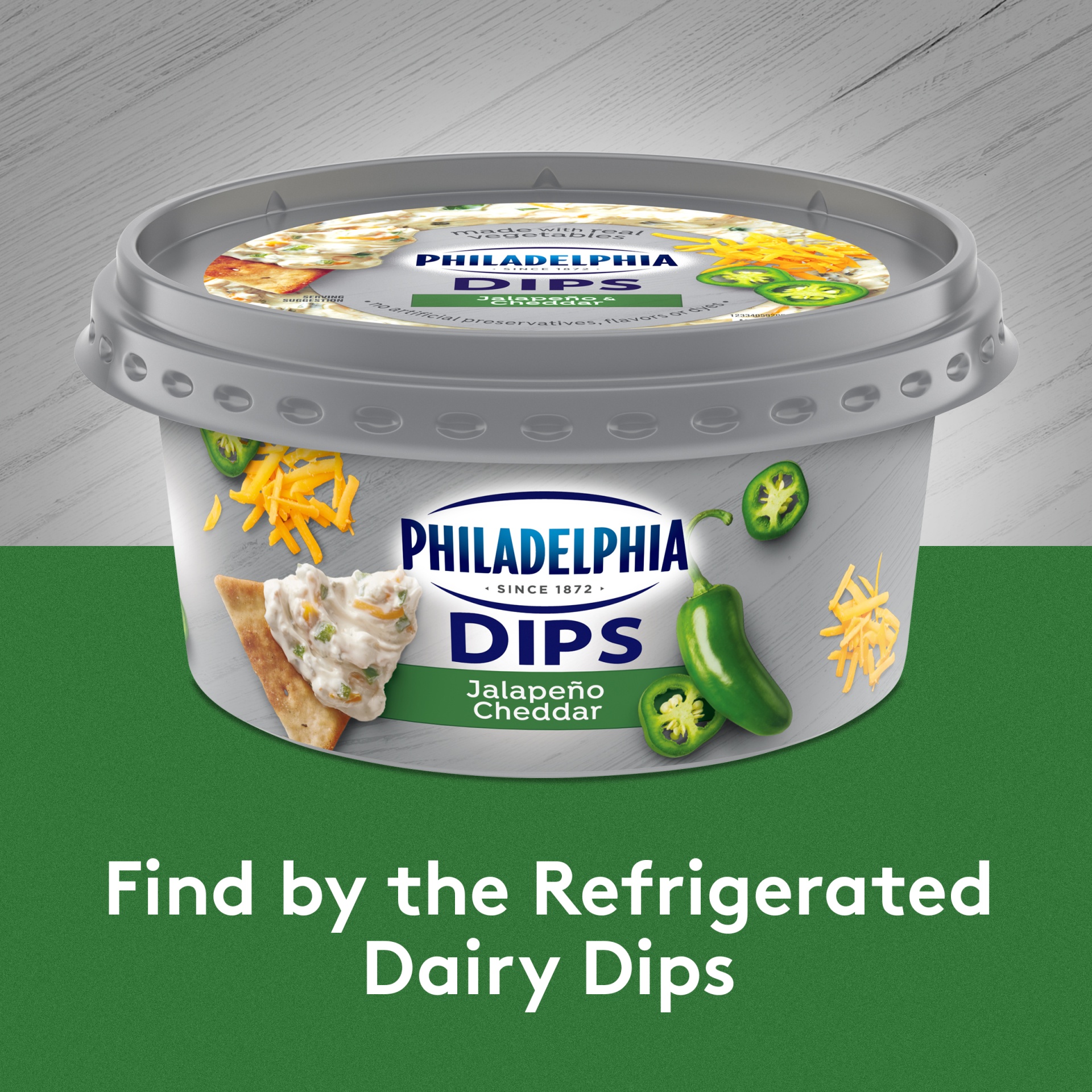 slide 4 of 14, Philadelphia Dips Jalapeno Cheddar Cream Cheese Dip, 10 oz