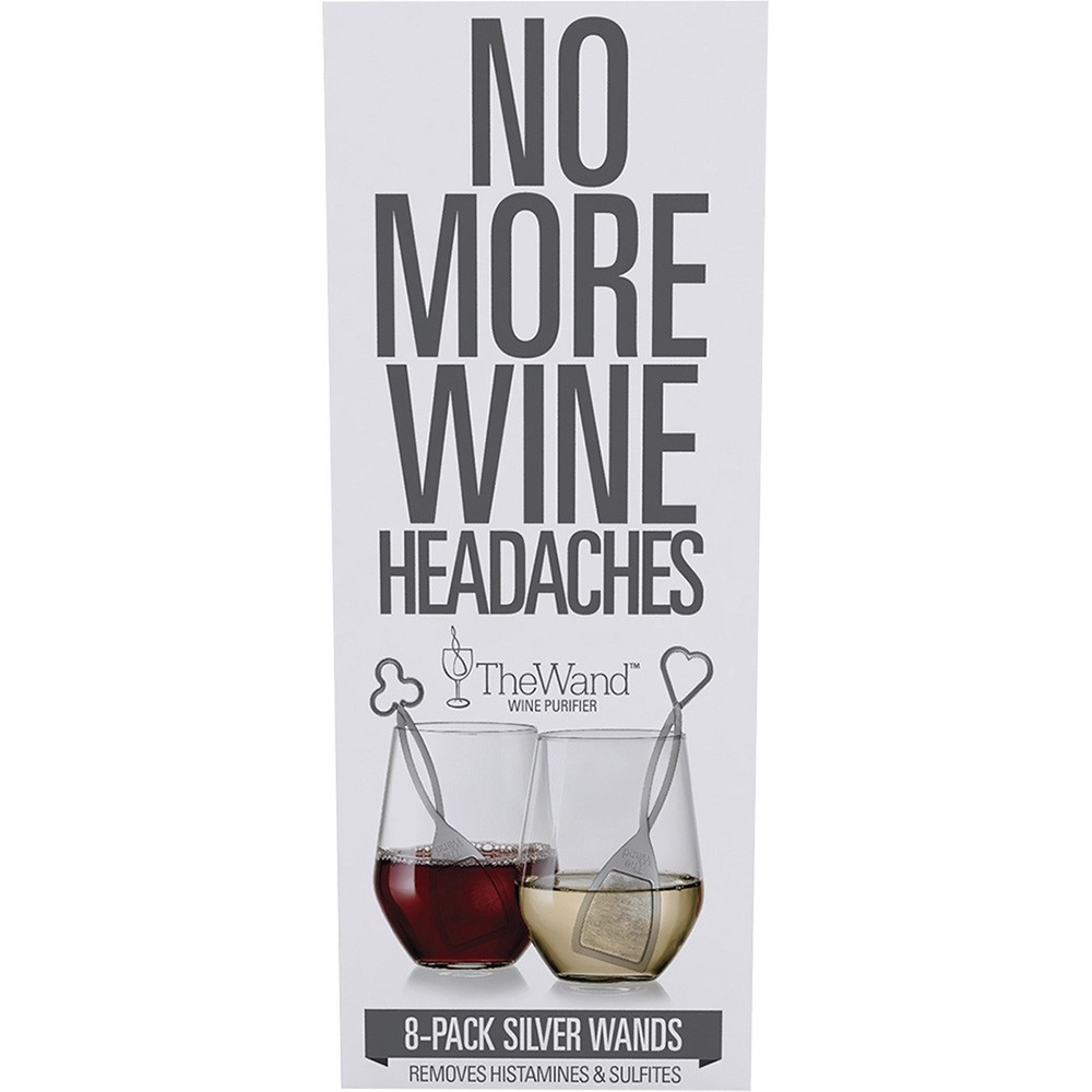 slide 1 of 1, Purewine The Wand- Wine Filter 8pk, 1 ct