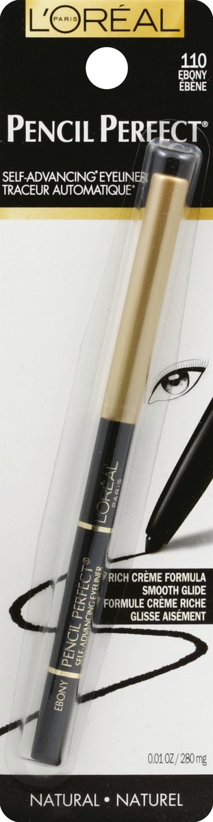 slide 2 of 2, L'Oréal Pencil Perfect Self-Advancing Eyeliner, 0.01 oz