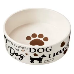 Spot 7 Inch "I Love Dogs" Ceramic Bowl