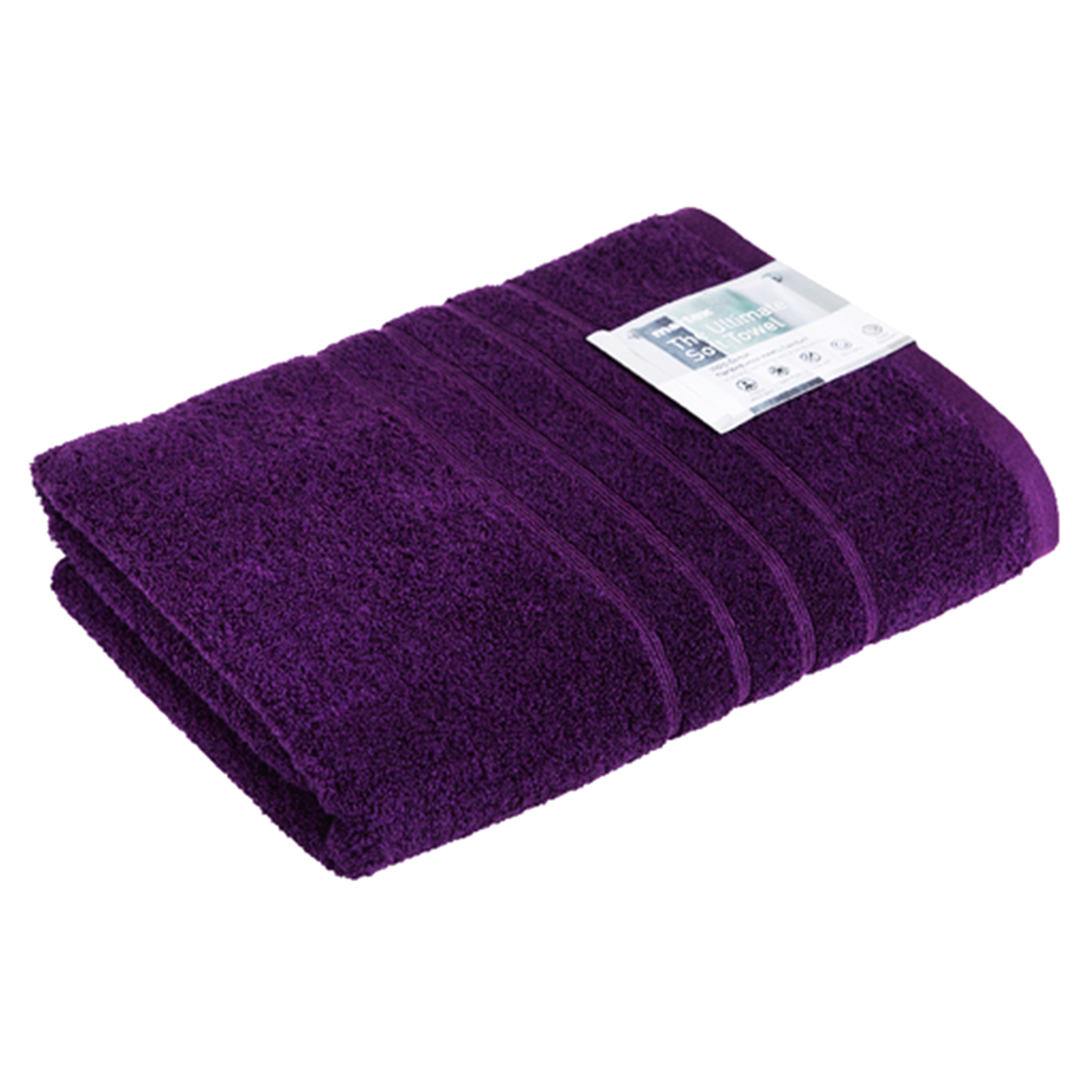 slide 1 of 1, Martex Ultimate Soft Dark Purple Solid Bath Towel, bath