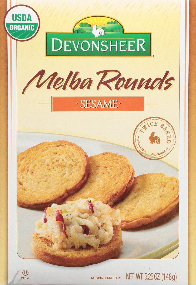 slide 8 of 10, Devonsheer Sesame Melba Rounds 5.25 oz, 5.25 oz