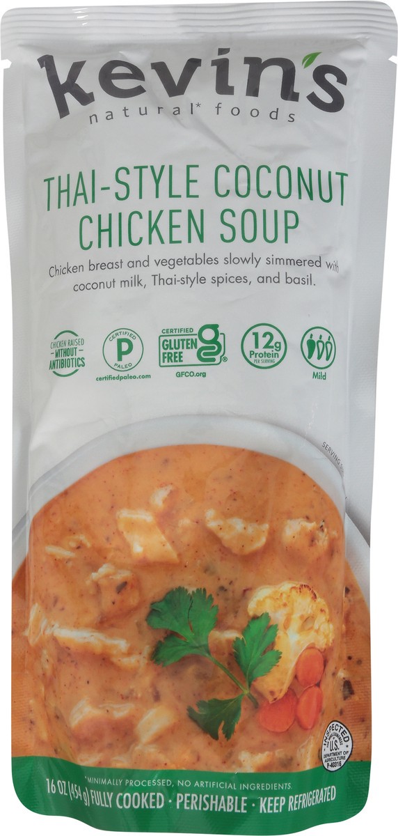 slide 8 of 13, Kevin's Natural Foods Thai-Style Coconut Chicken Soup 16 oz, 16 oz