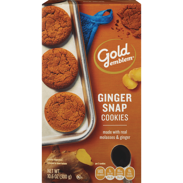 slide 1 of 1, GE Ginger Snap Cookies, 10.6 oz