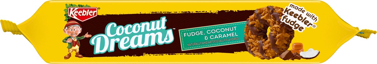 slide 4 of 9, Keebler Coconut Dreams Fudge, Coconut & Caramel Cookies 8.5 oz, 8.5 oz