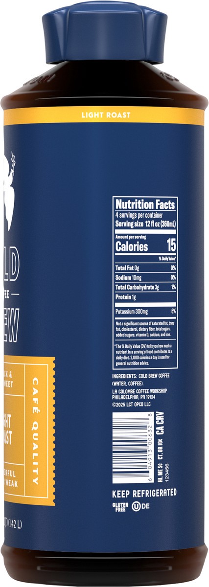 slide 6 of 15, "la Colombe Cb Mocha Espresso", 48 inoz in