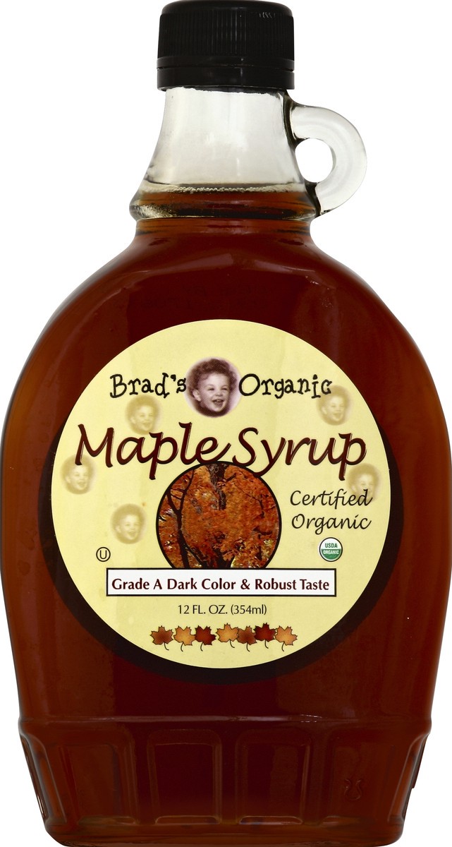 slide 2 of 2, Brad's Organic Syrup 12 oz, 12 oz