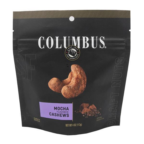 slide 1 of 1, COLUMBUS Cashew Mocha 4oz, 4 oz