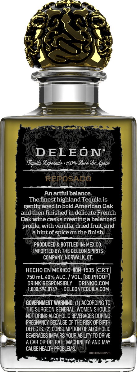 slide 3 of 3, DeLeon Reposado Tequila, 750 ml