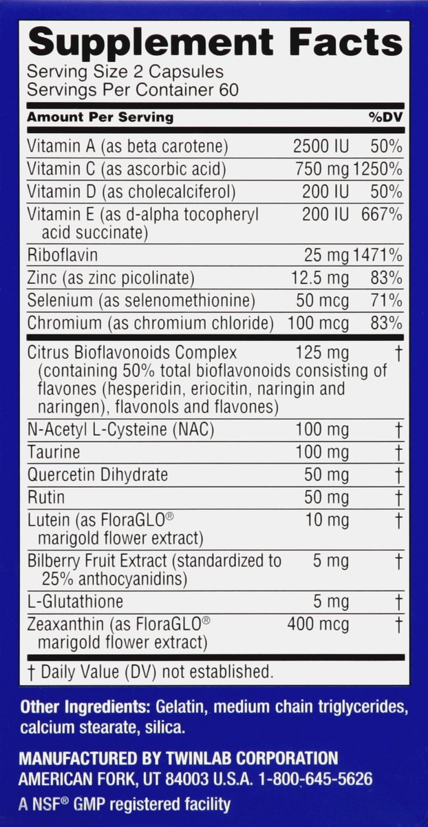 slide 3 of 5, Twinlab OcuGuard 120 ea, 120 ct