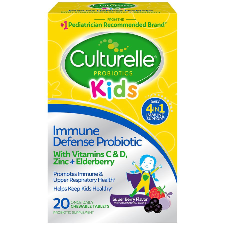 slide 1 of 1, Culturelle Kids Immune Defense Probiotic Chewable, 20 ct