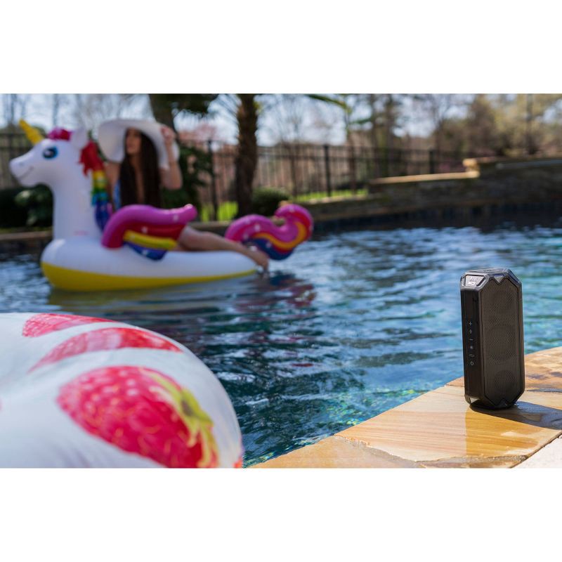 slide 7 of 10, Altec Lansing HydraBoom Waterproof Bluetooth Speaker - Black, 1 ct