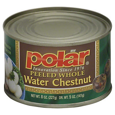 slide 1 of 2, Polar Peeled Whole Water Chestnut, 5 oz