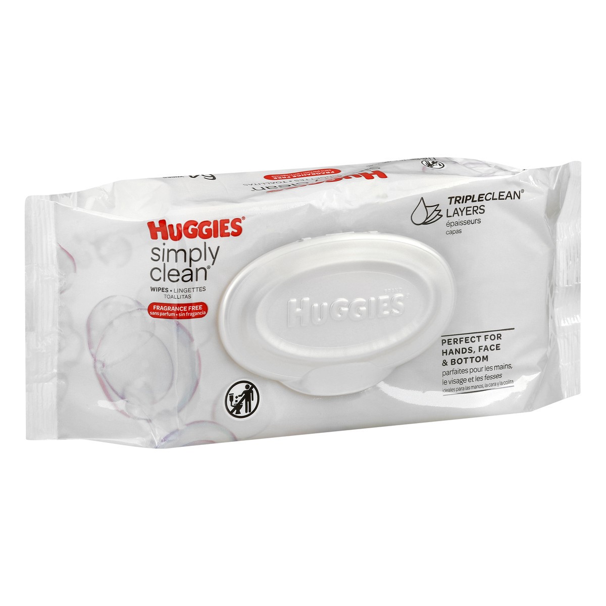 slide 8 of 9, Huggies Simply Clean Wipes 64 ea, 64 ct