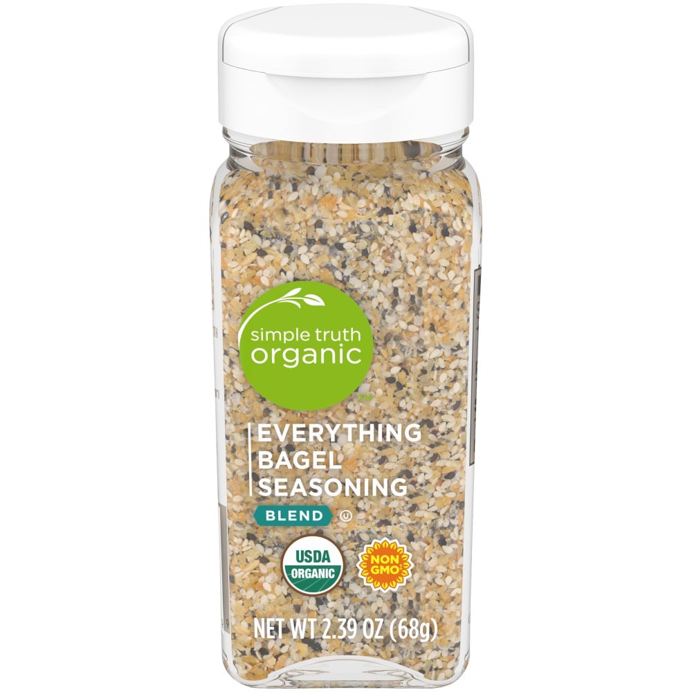 slide 3 of 3, Simple Truth Organic Everything Bagel Seasoning Blend, 2.39 oz