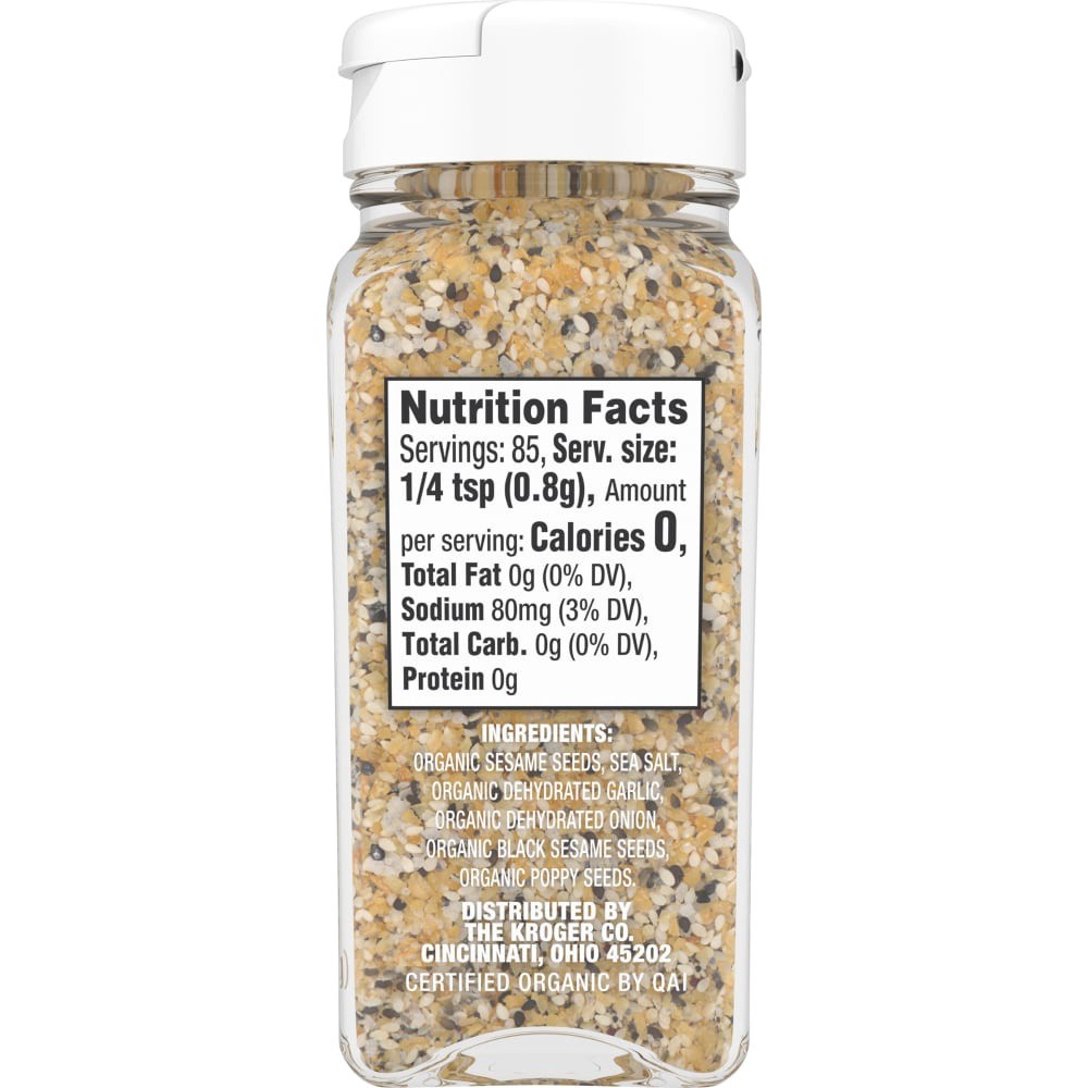 slide 2 of 3, Simple Truth Organic Everything Bagel Seasoning Blend, 2.39 oz