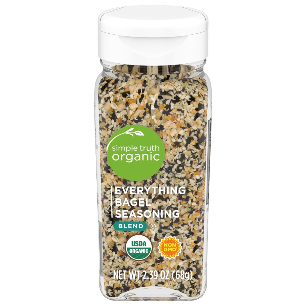 slide 1 of 3, Simple Truth Organic Everything Bagel Seasoning Blend, 2.39 oz