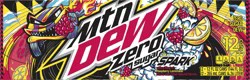 Mountain Dew Soda, Zero Sugar, Spark