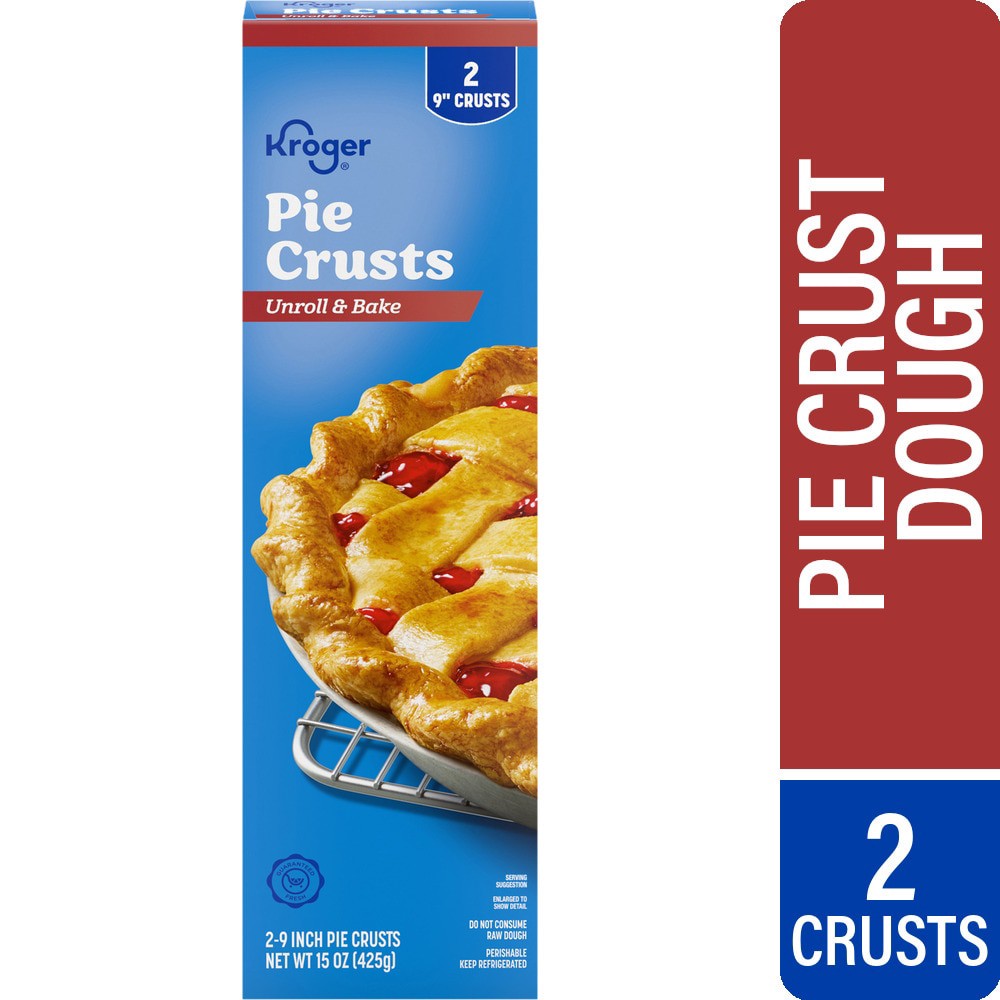 slide 1 of 5, Kroger Ready-To-Bake 9-Inch Pie Crusts, 2 ct; 15 oz