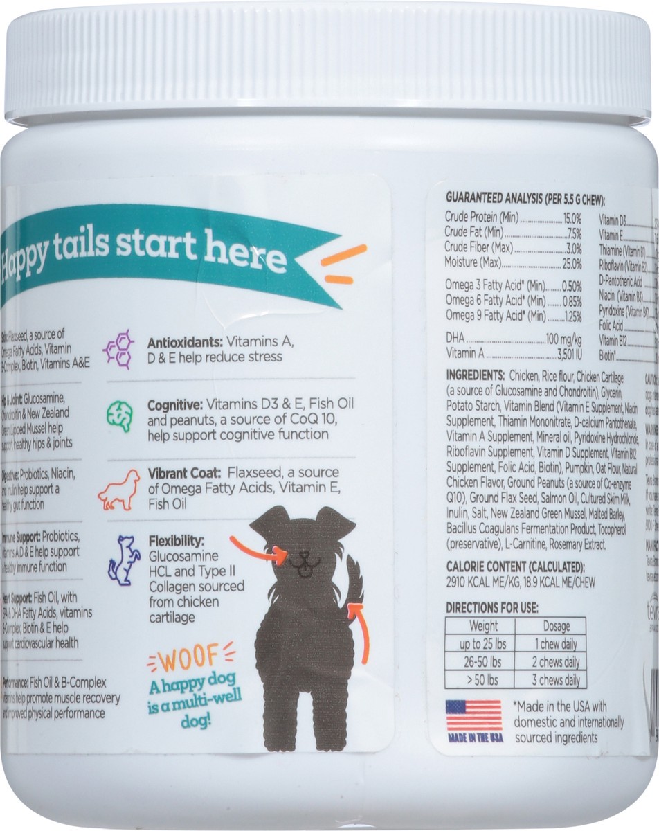 slide 8 of 14, TevraPet For Dogs 10 in 1 Multi Well Bites Chicken Flavored Daily Chews 60 ea, 60 ct