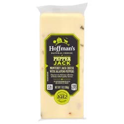 Hoffman''s Pepper Jack Cheese, 7 oz Block