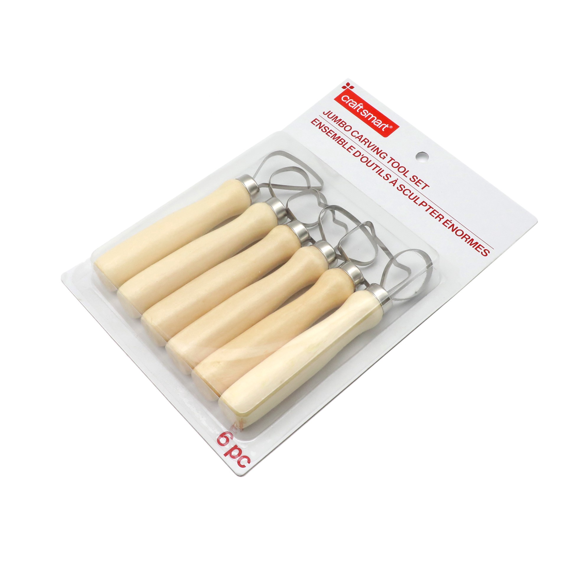 slide 2 of 3, 6-Piece Jumbo Clay Carving Tool Set By Craft Smart, 6 ct