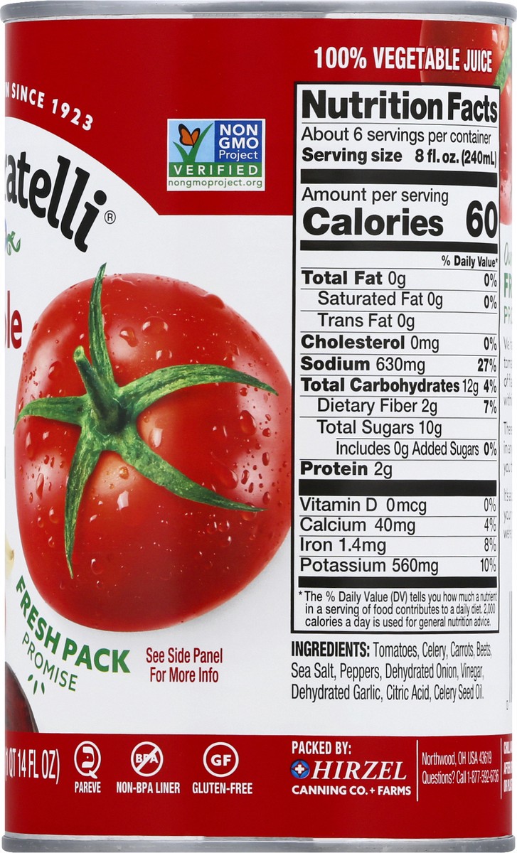 slide 13 of 13, Dei Fratelli Vegetable Juice - 46 oz, 46 oz