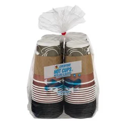 Giant Everyday Hot Cups with Lids & Sleeves 16 oz