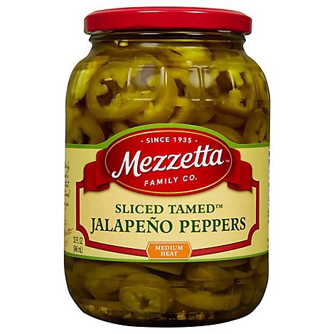 slide 1 of 1, Mezzetta Peppers Jalapeno Deli-Sliced Tamed - 32 Oz, 32 oz