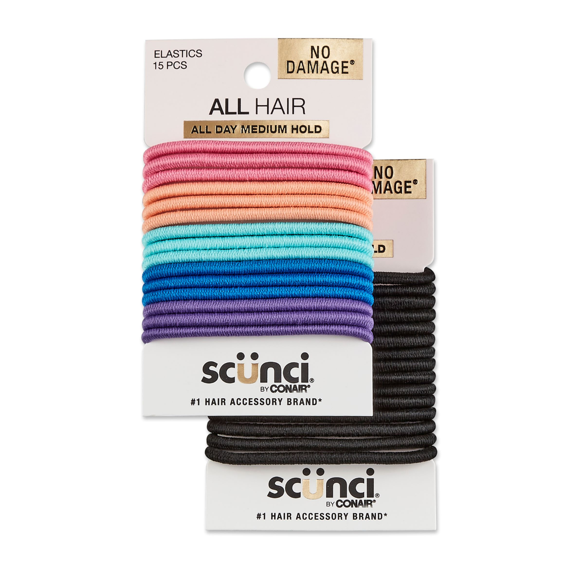 slide 1 of 1, SCUNCI Bogo Elastics 15Ct Brights, 15 ct