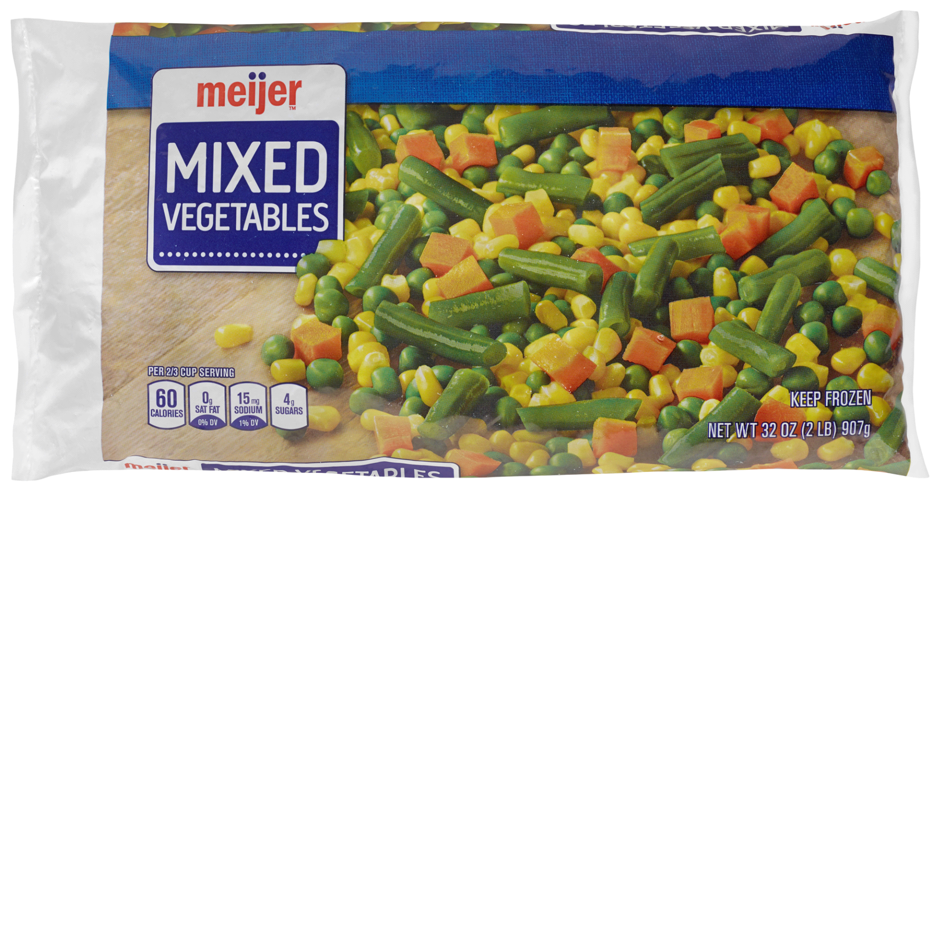 slide 1 of 1, Meijer Mixed Vegetables - Frozen, 32 oz