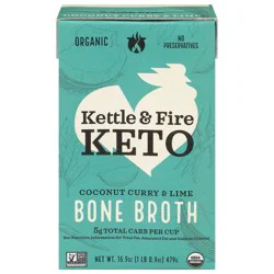 Kettle & Fire Keto Coconut Curry & Lime Bone Broth 16.9 ea