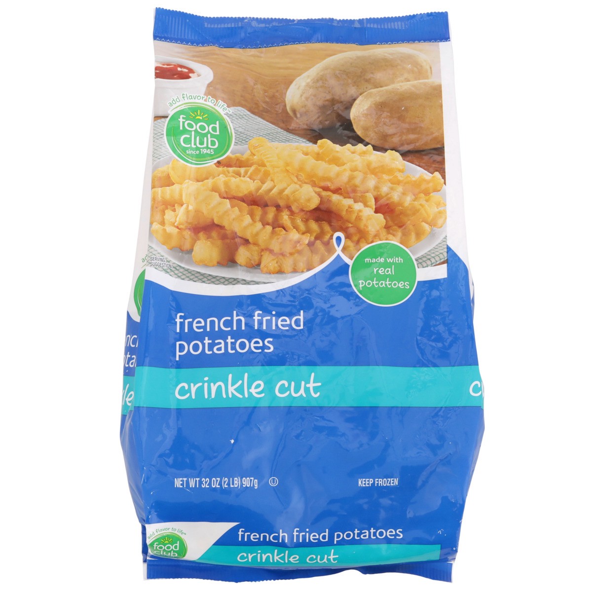 slide 8 of 9, Food Club Crinkle Cut French Fried Potatoes, 32 oz