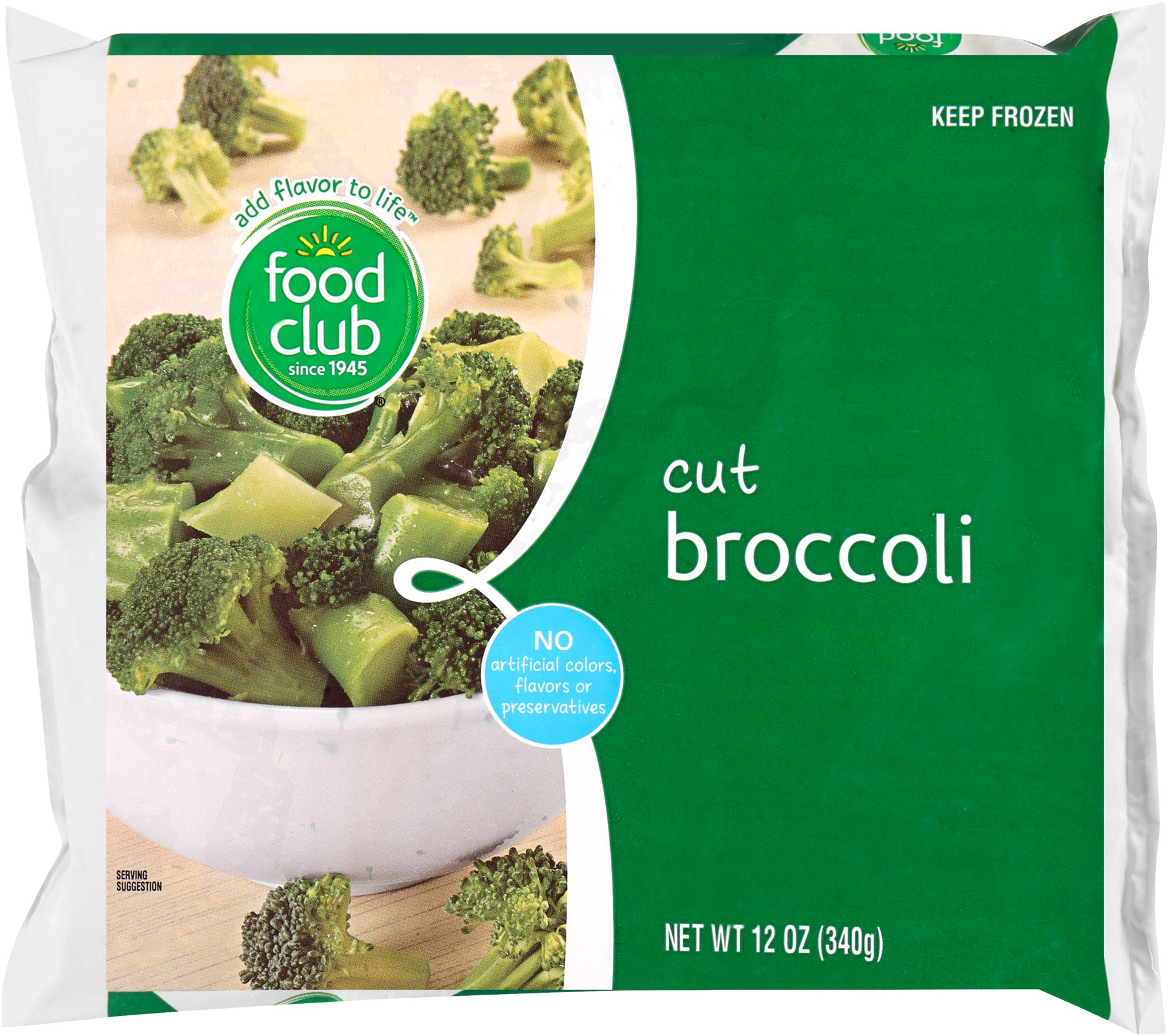 slide 1 of 6, Food Club Cut Broccoli, 12 oz