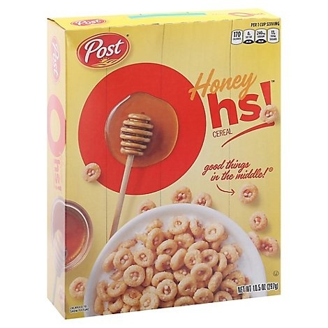 slide 1 of 1, Quaker Honey Graham Ohs Cereal, 10.5 oz